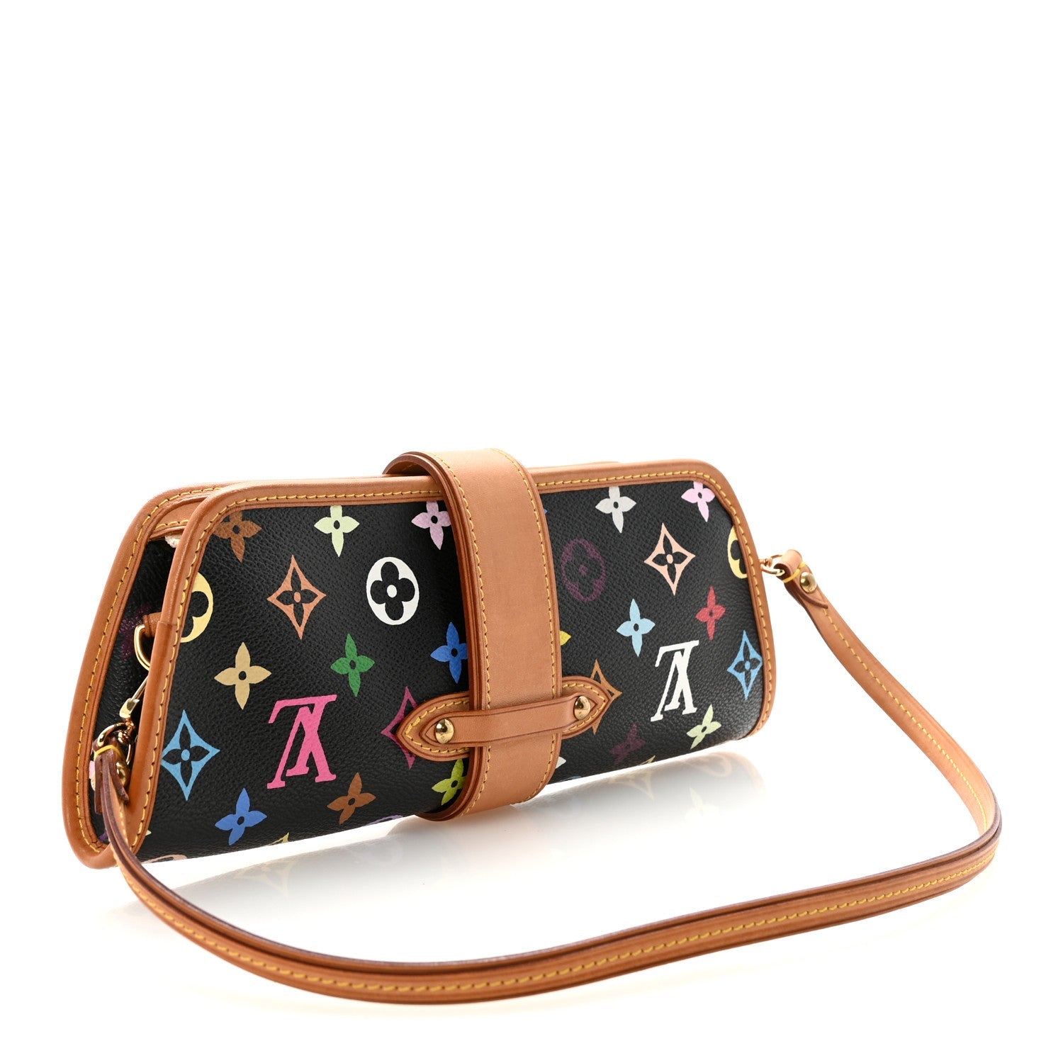 Louis Vuitton Monogram Multicolor Shirley Black