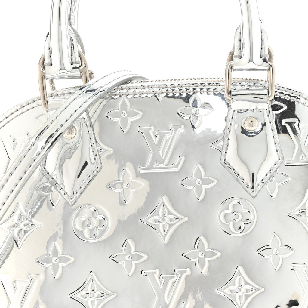 Louis Vuitton Monogram Miroir Alma BB Silver