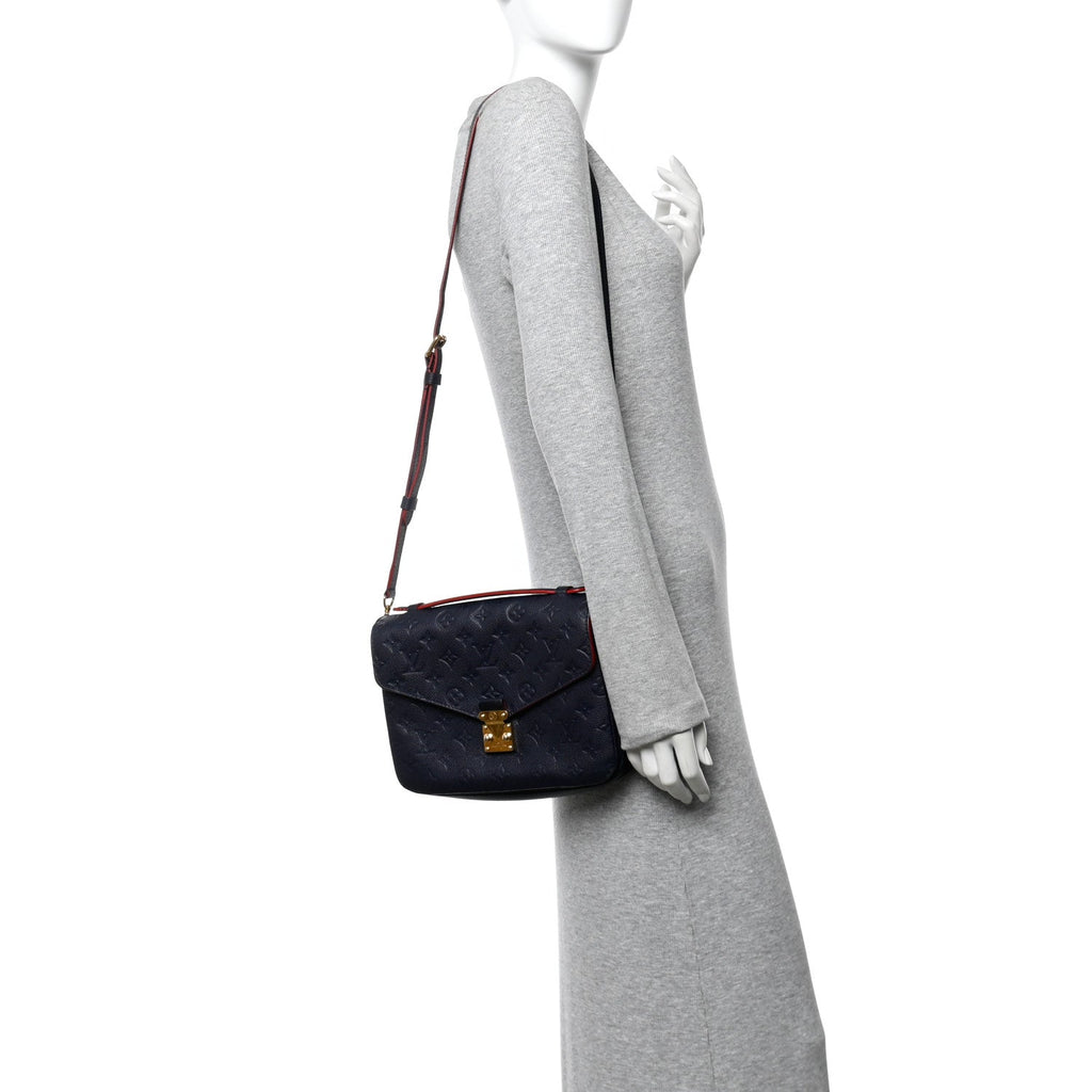 Louis Vuitton Empreinte Pochette Metis Marine Rouge