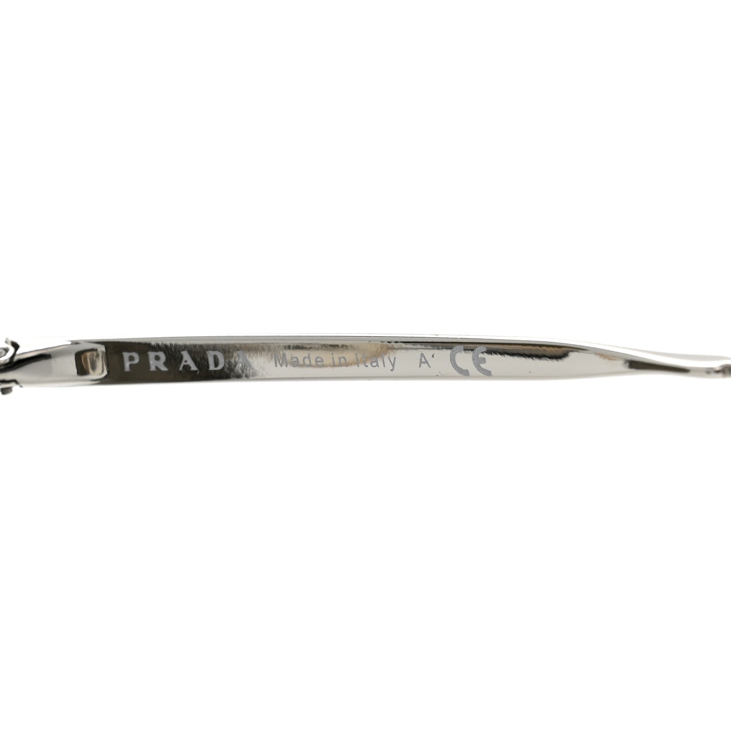 Prada Round Sunglasses SPR 51S Black Silver