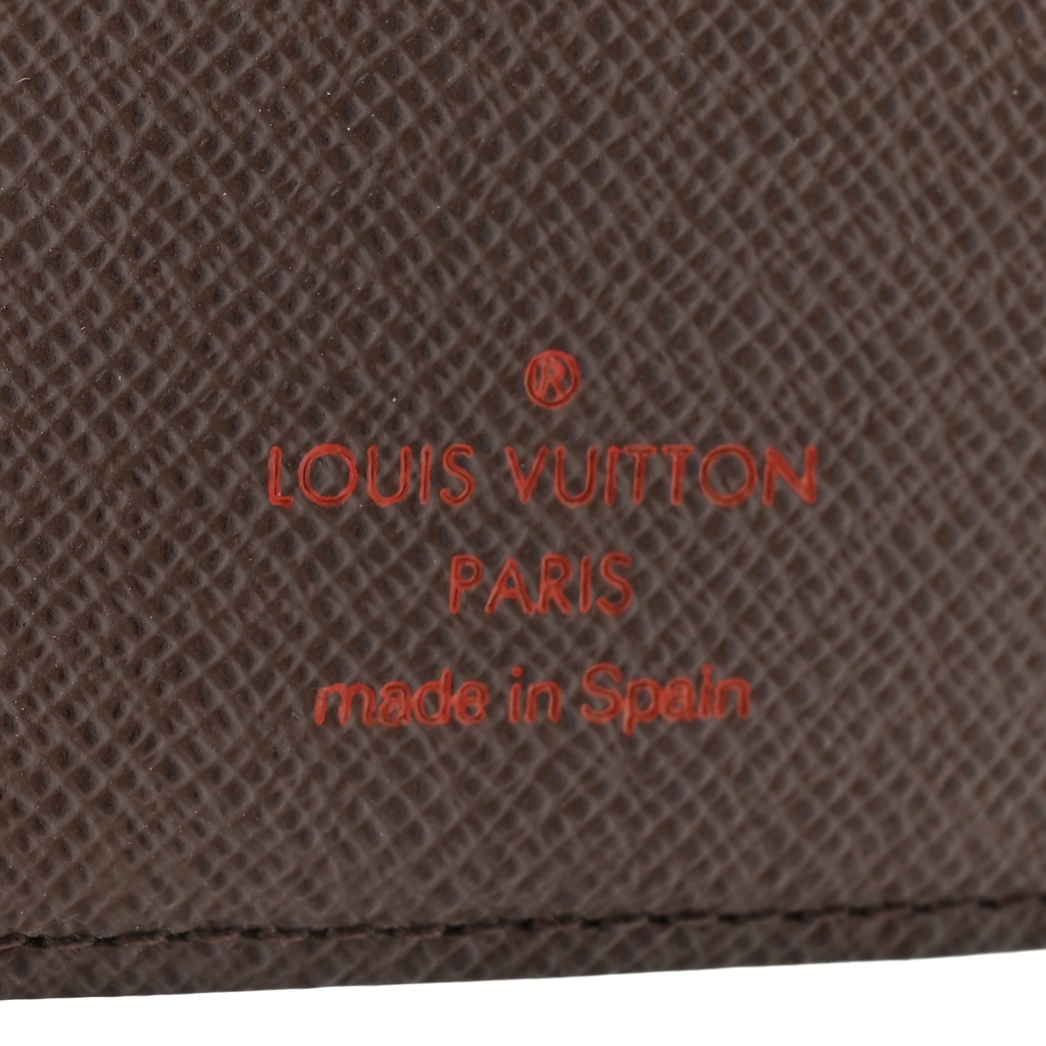Louis Vuitton Damier Ebene Small Ring Agenda Cover