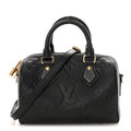 Louis Vuitton Empreinte Monogram Giant Speedy Bandouliere 20 Black