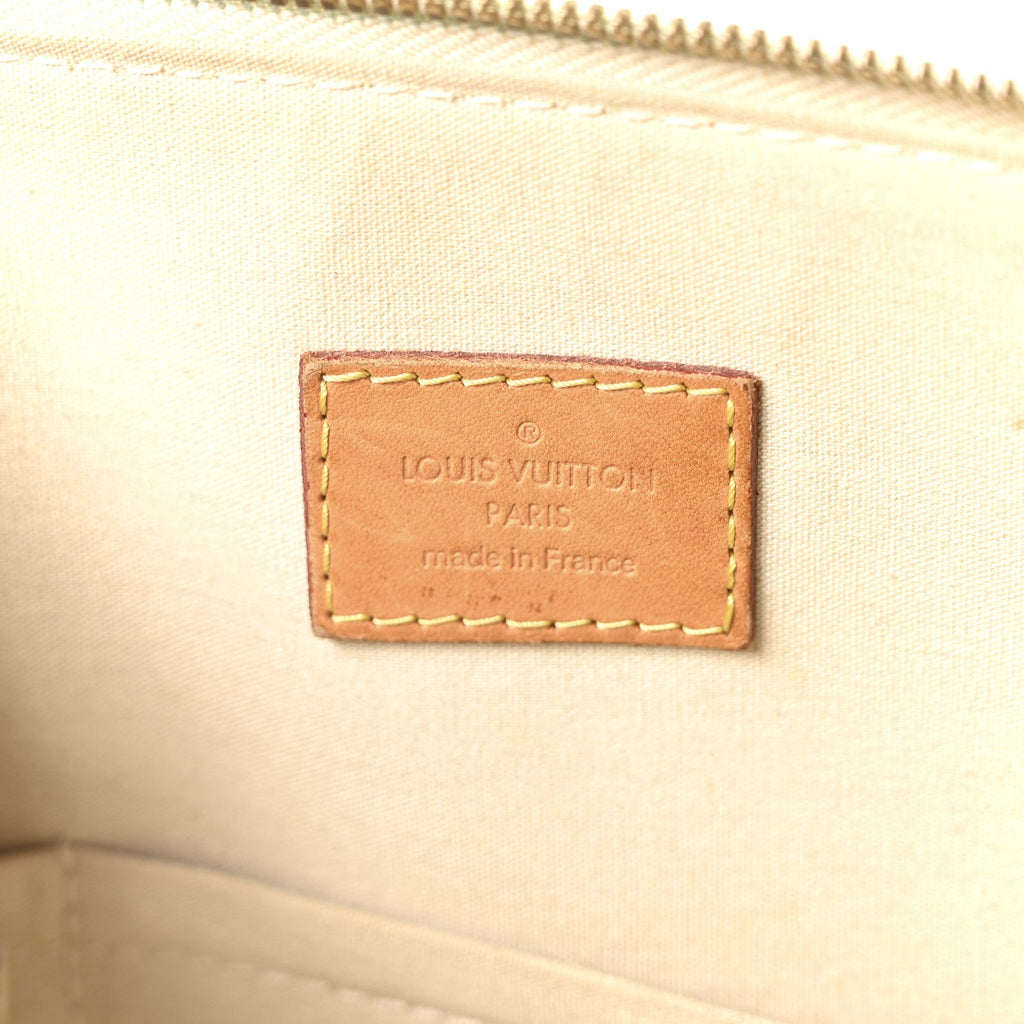 Louis Vuitton Vernis Alma GM Blanc Corail
