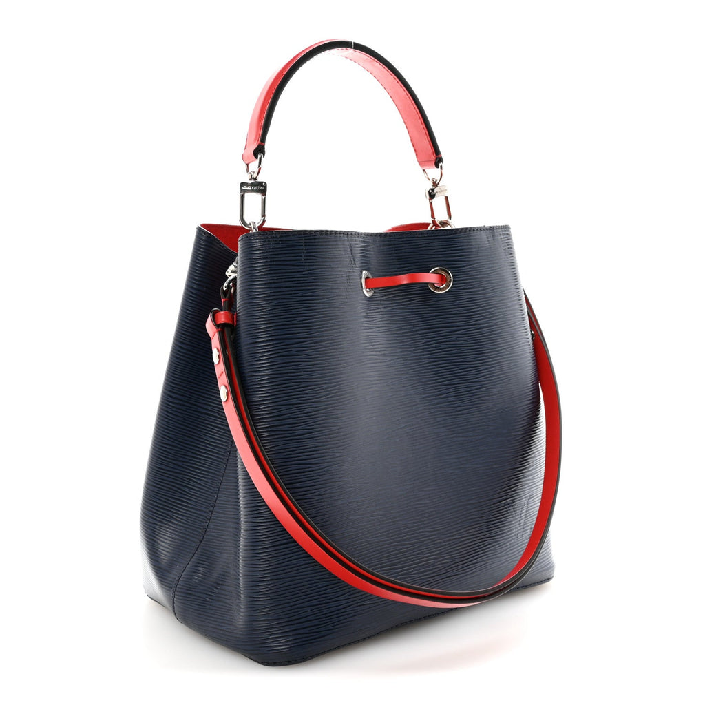 Louis Vuitton Epi Neonoe Indigo Coquelicot