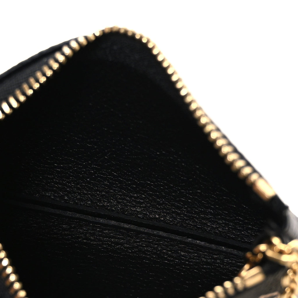 Louis Vuitton Empreinte Monogram Giant Key Pouch Black Beige