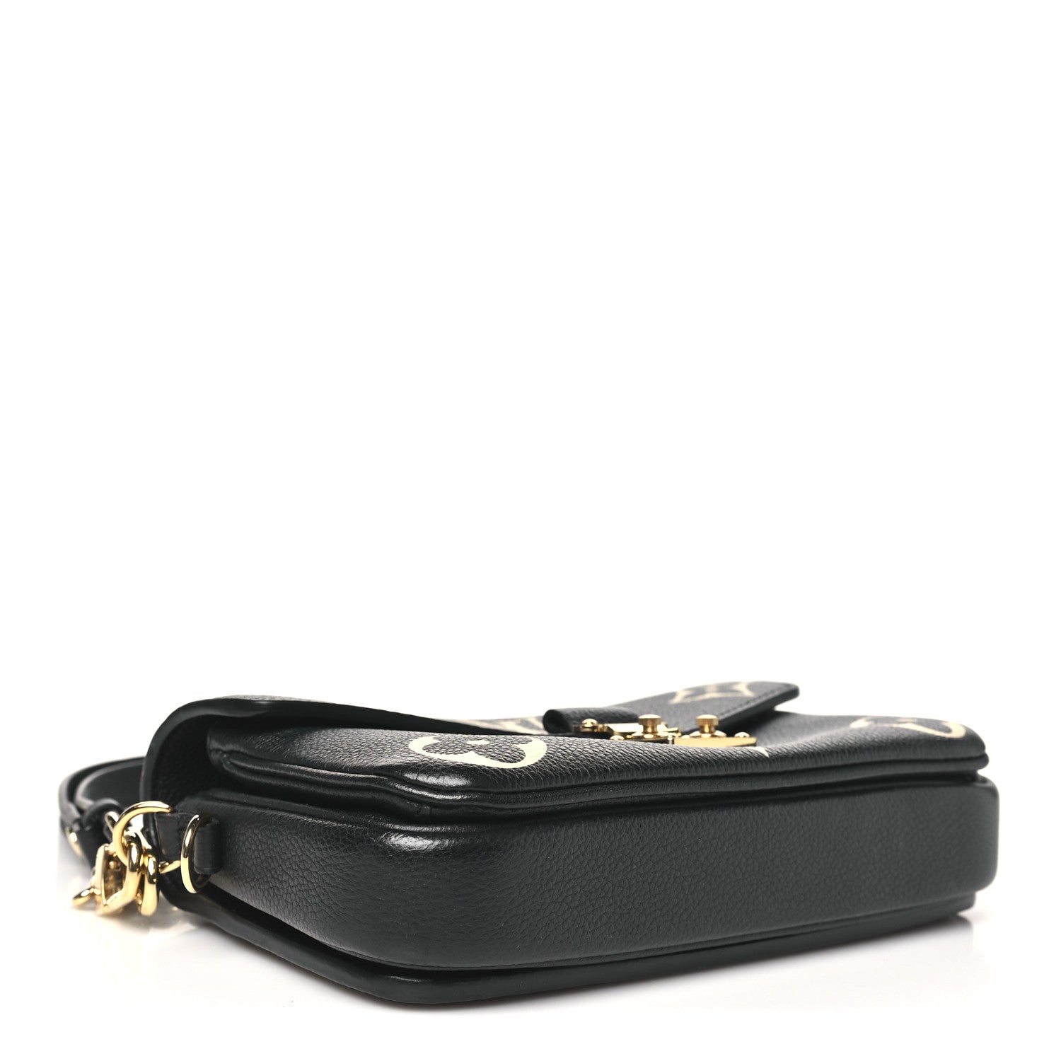 Louis Vuitton Empreinte Monogram Giant Pochette Metis East West Black Beige