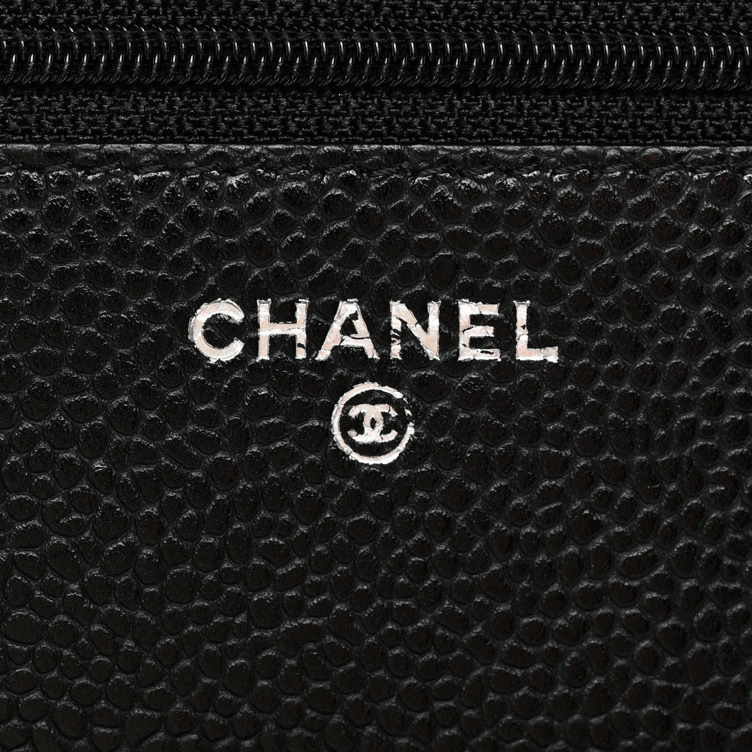 Chanel Caviar Quilted Wallet on Chain WOC Black