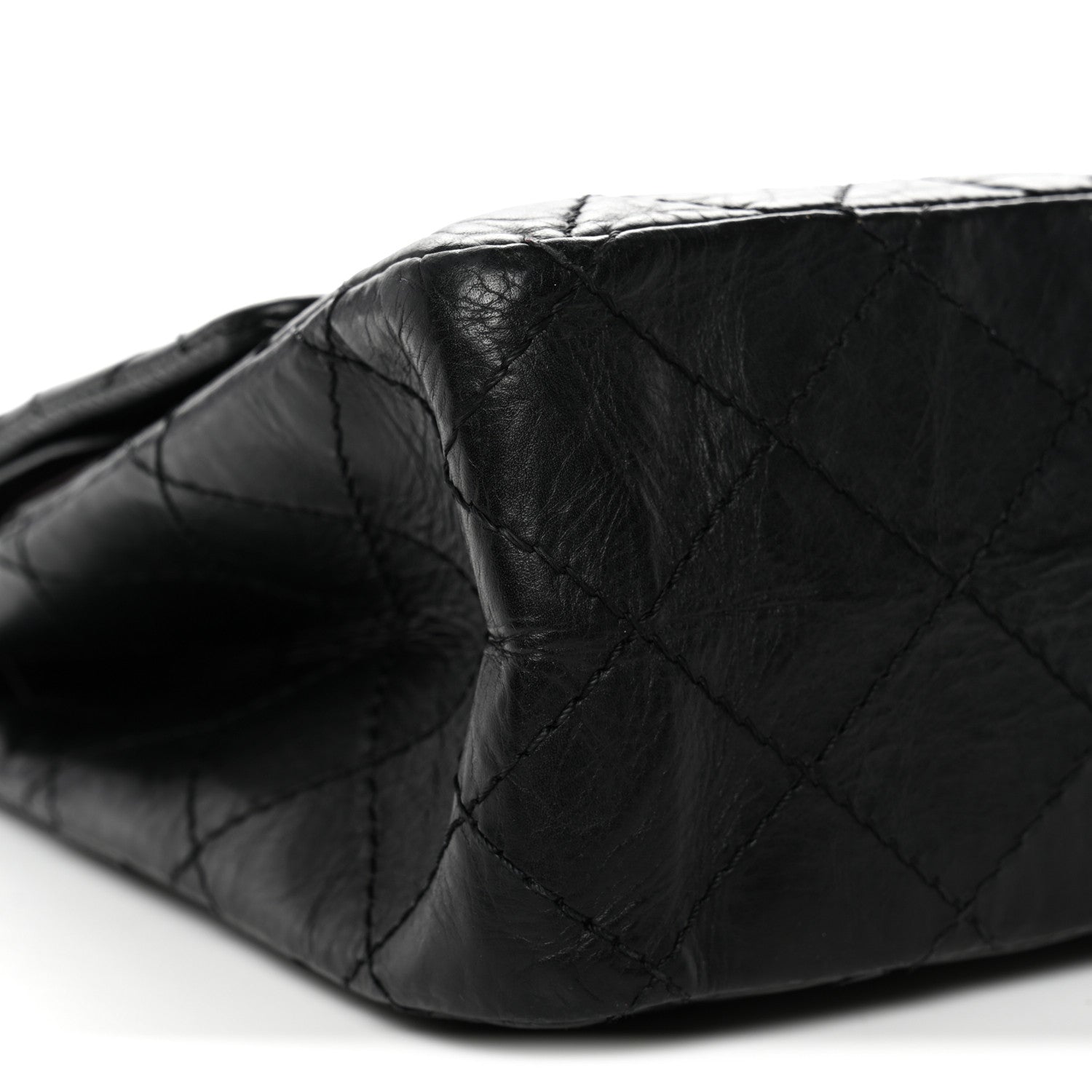 Chanel Aged Calfskin Quilted 2.55 Reissue 226 Flap Black