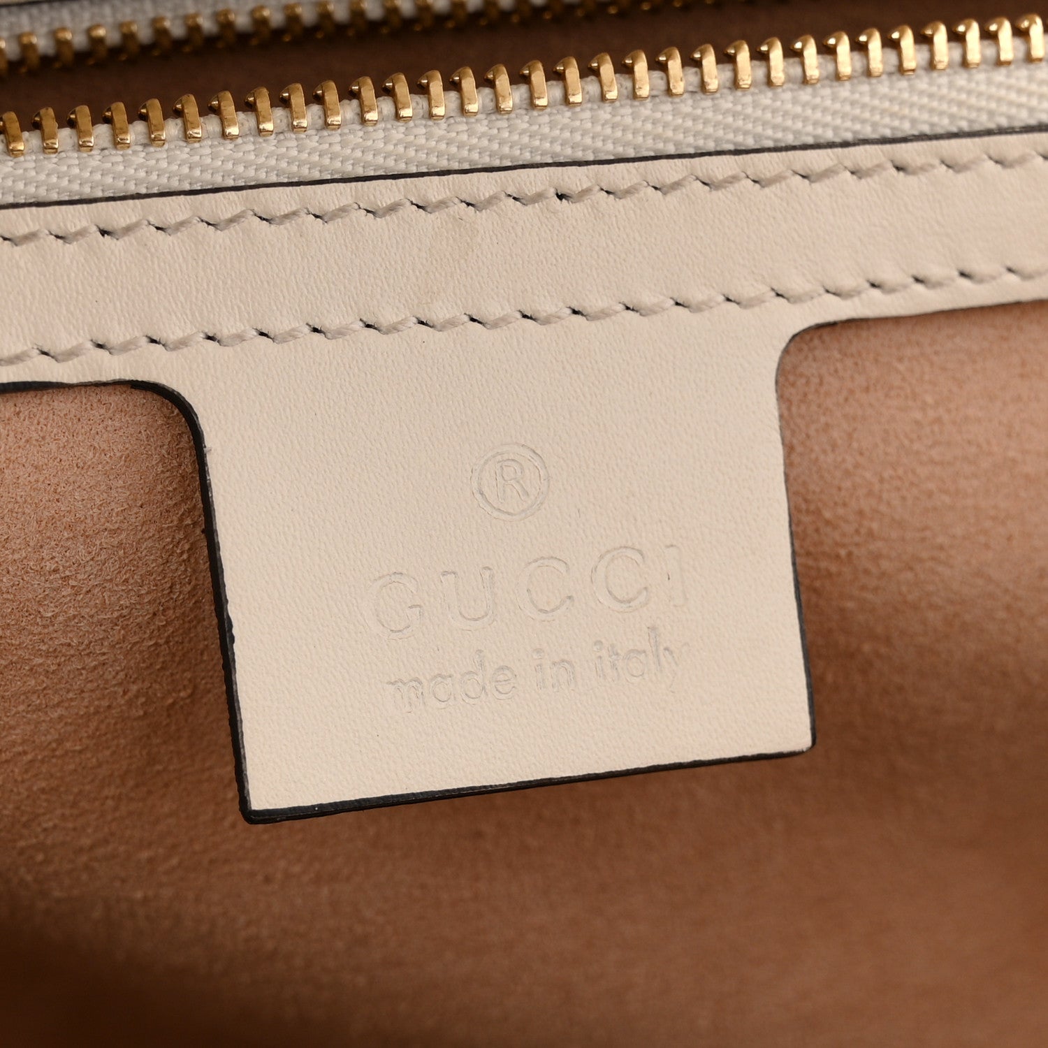Gucci Guccissima Medium Padlock Shoulder Bag Black Mystic White