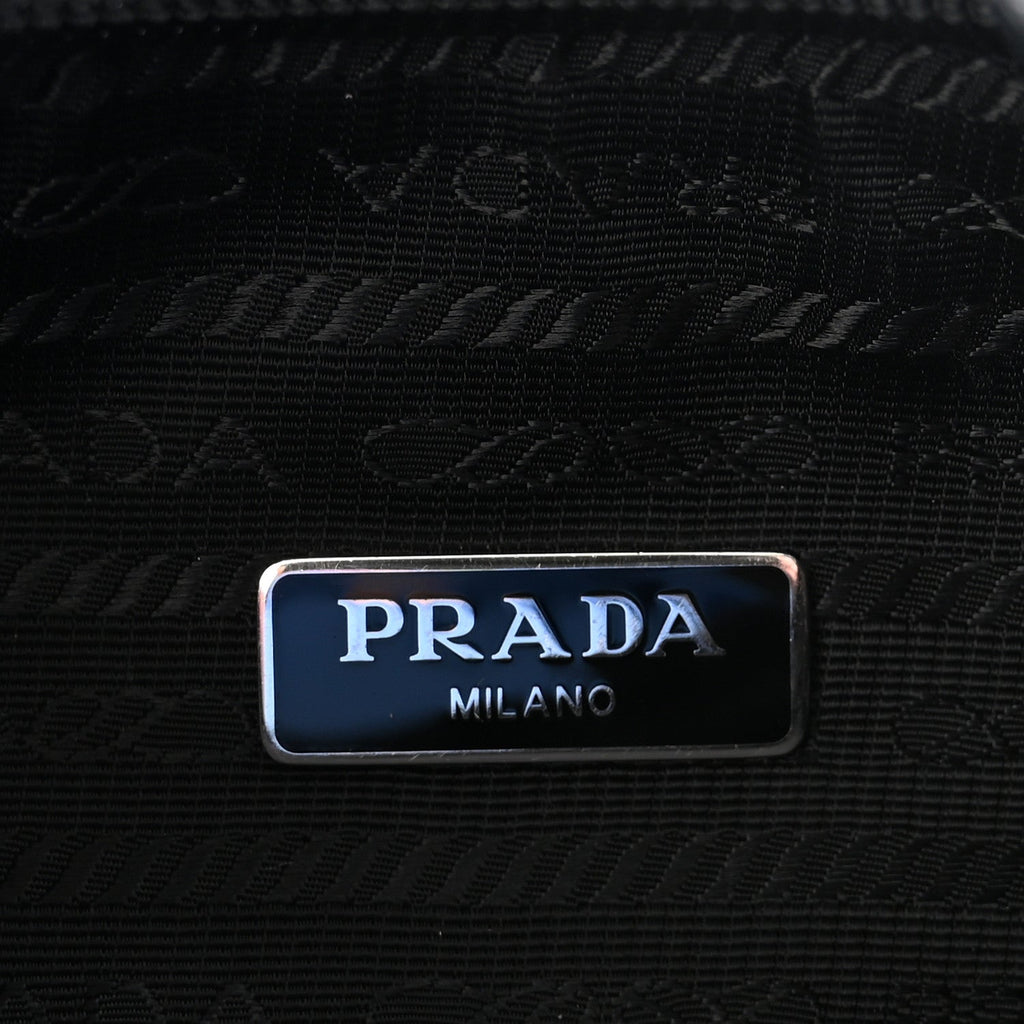 Prada Tessuto Nylon Mini Re-Edition 2000 Bag Black