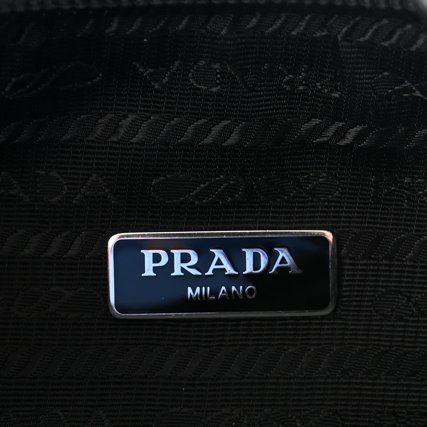 Prada Tessuto Nylon Mini Re-Edition 2000 Bag Black