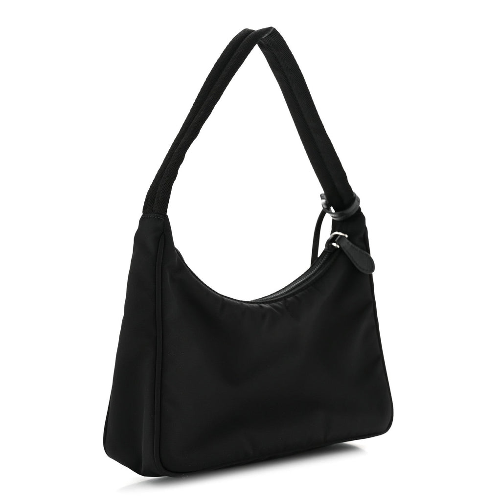 Prada Tessuto Nylon Mini Re-Edition 2000 Bag Black