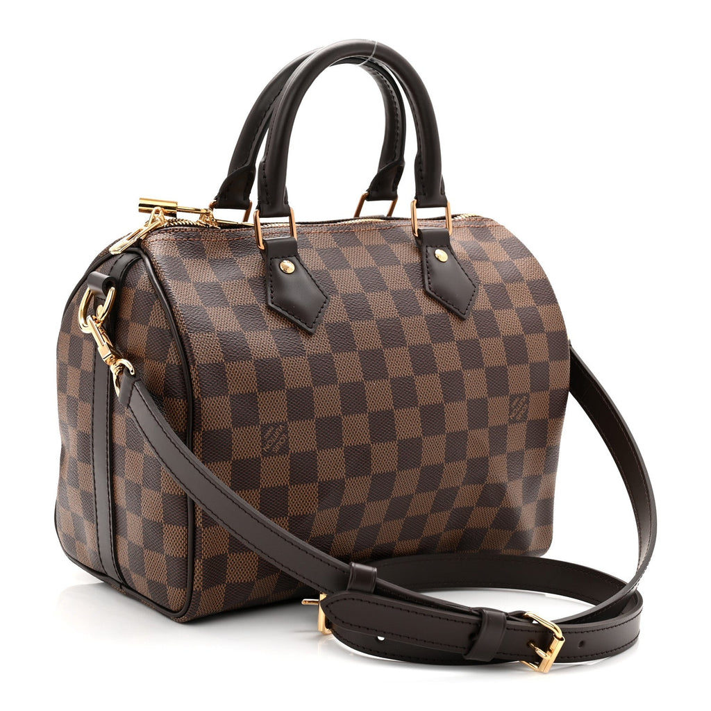 Louis Vuitton Damier Ebene Speedy Bandouliere 25