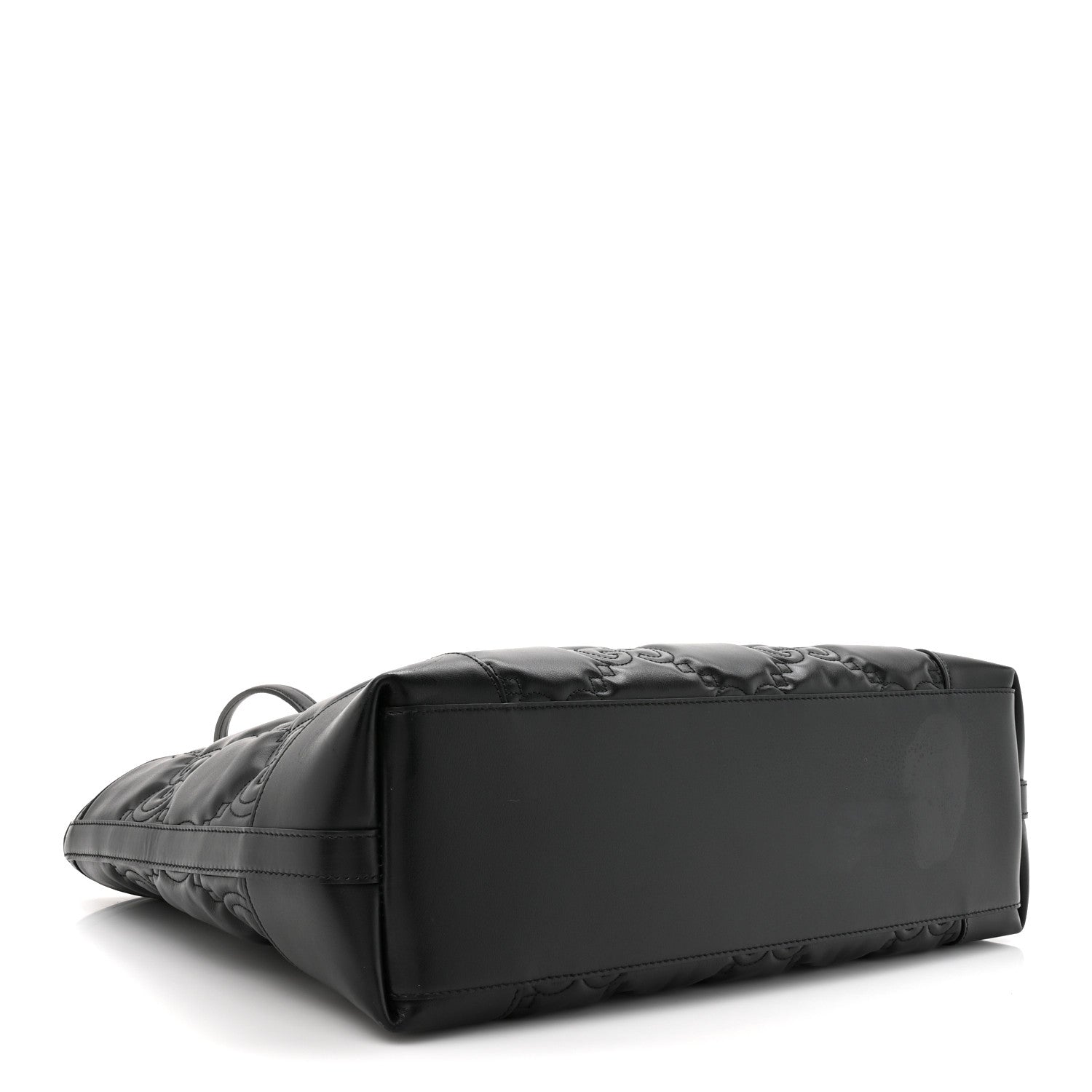 Gucci Calfskin GG Matelasse Medium Ophidia Shopping Tote Black