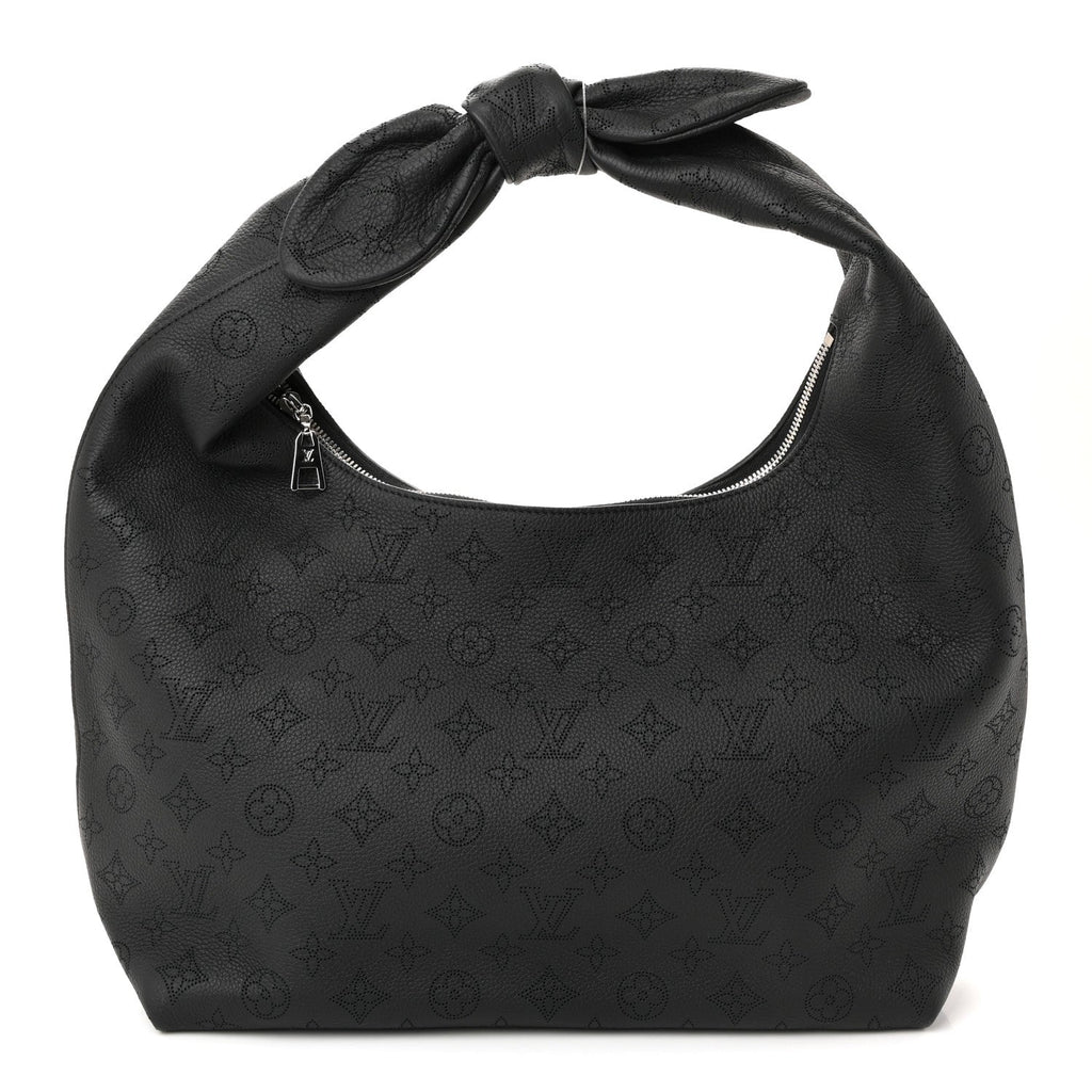 Louis Vuitton Mahina Why Knot MM Black