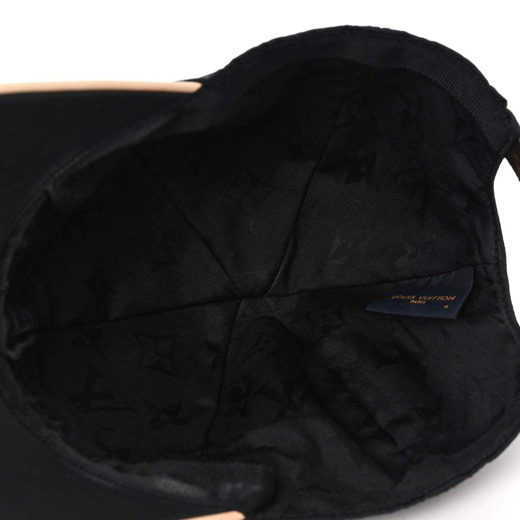 Louis Vuitton Polyester Silk Monogram LV Get Ready Cap M Black