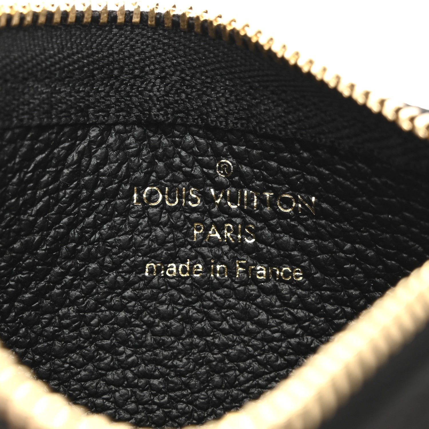 Louis Vuitton Empreinte Monogram Giant Key Pouch Black