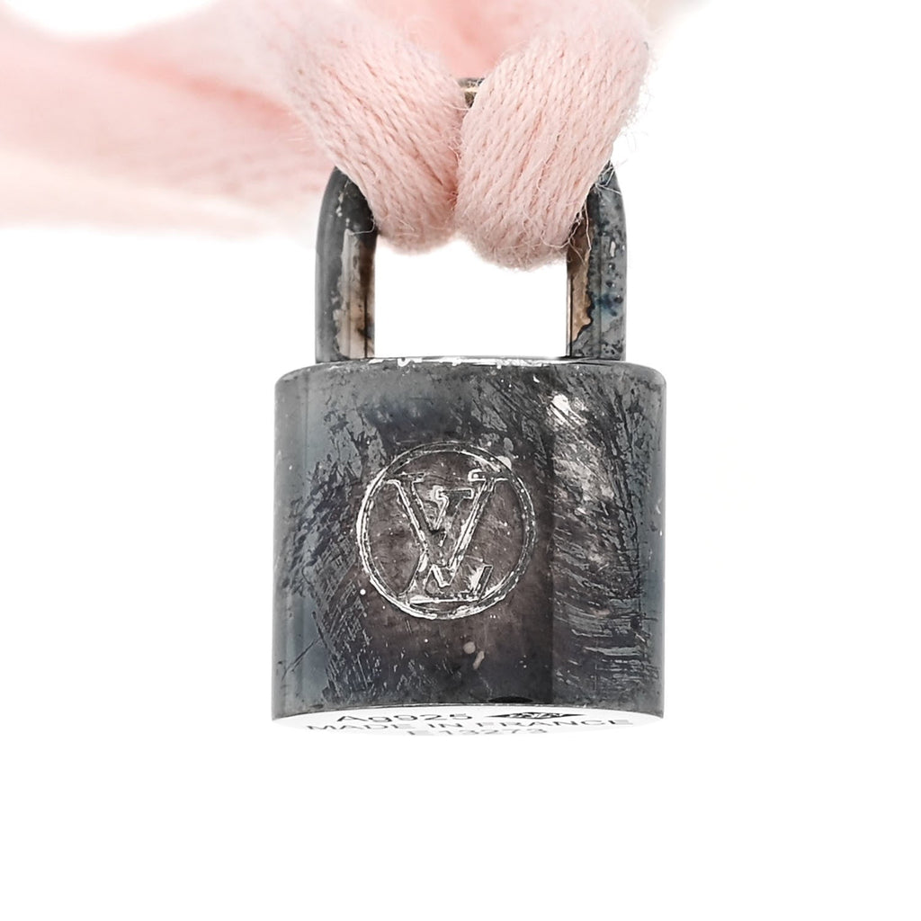 Louis Vuitton X UNICEF Sterling Silver Lockit Bracelet Light Pink
