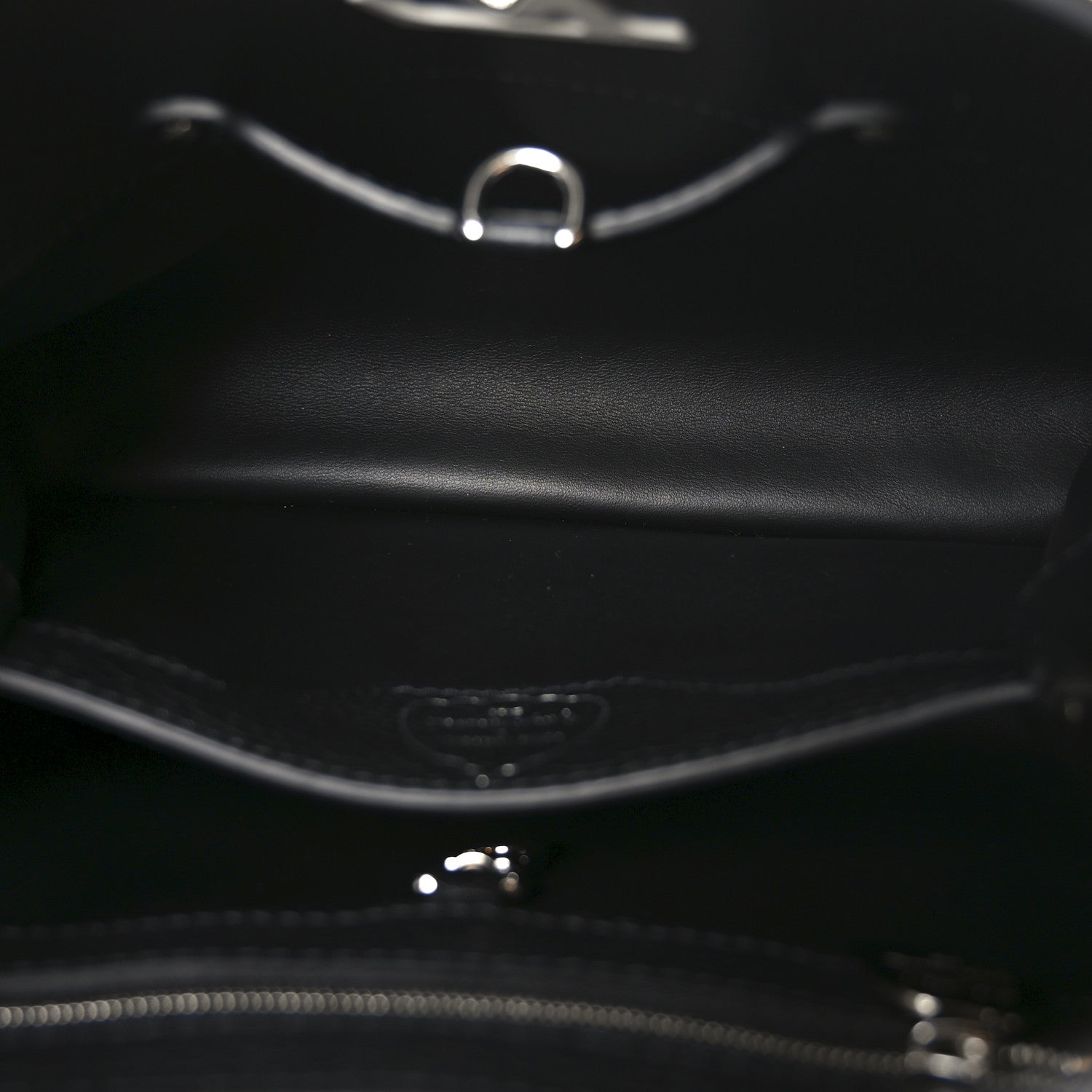 Louis Vuitton LV X YK Taurillon Capucines BB Black White