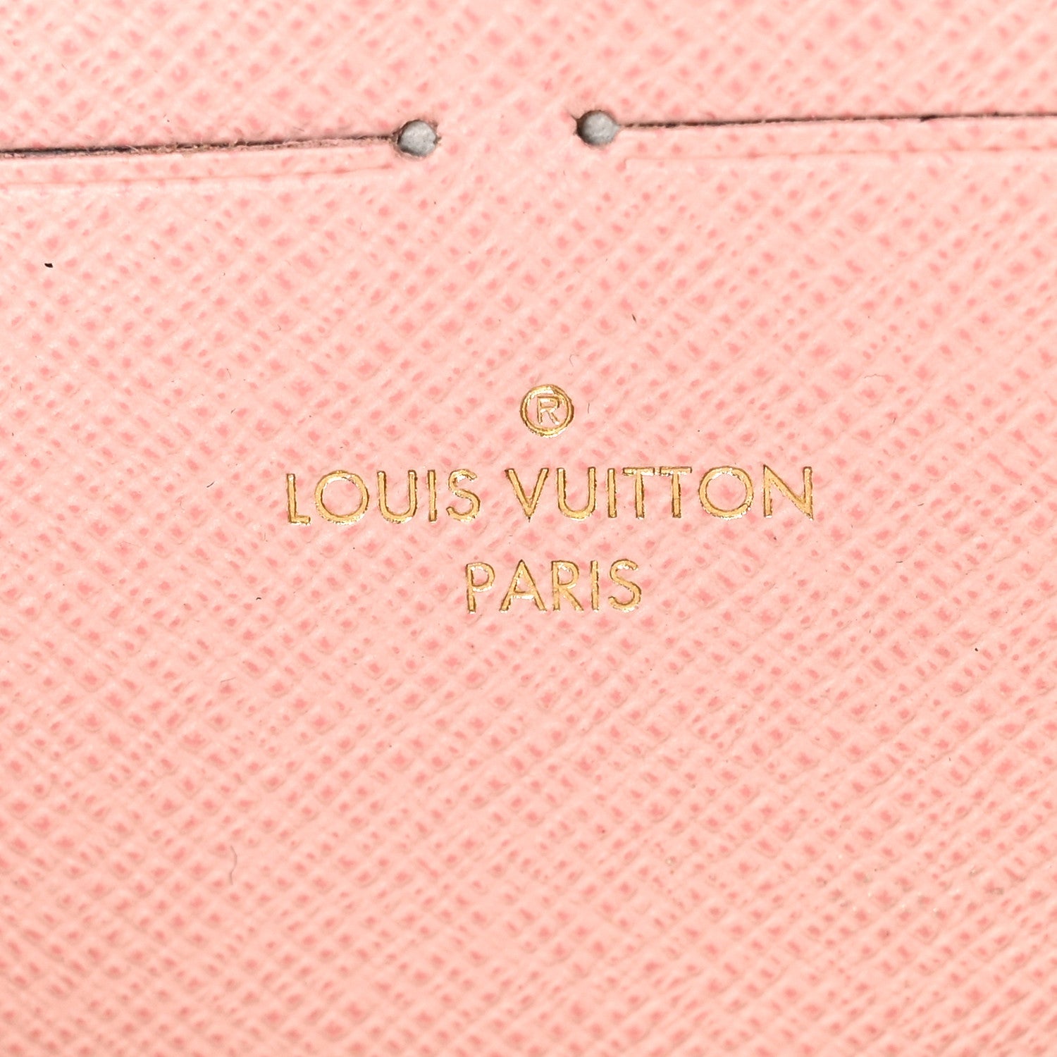 Louis Vuitton Damier Azur Clemence Wallet Rose Ballerine