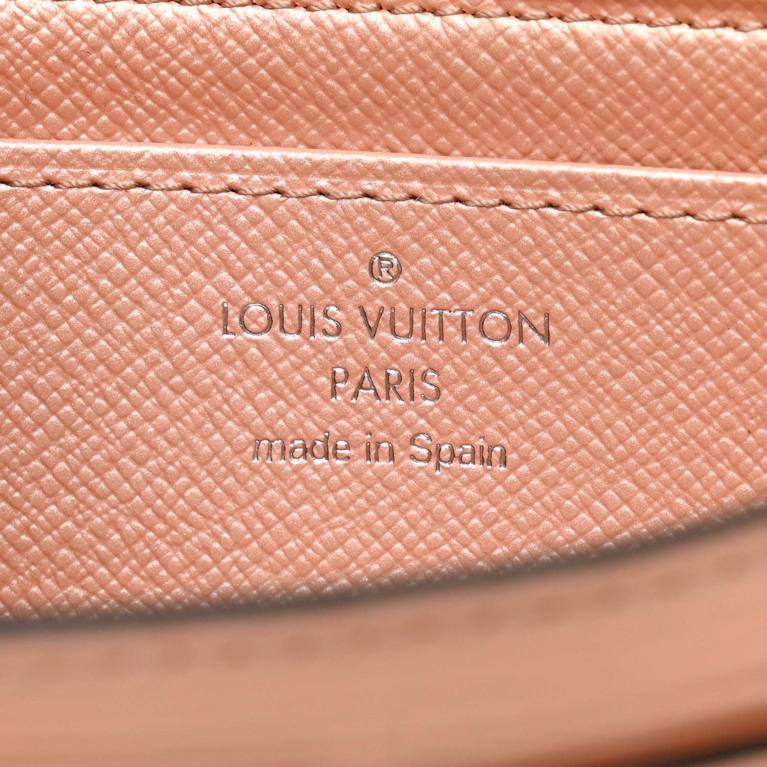 Louis Vuitton Epi Louise Wallet Rose Nacre