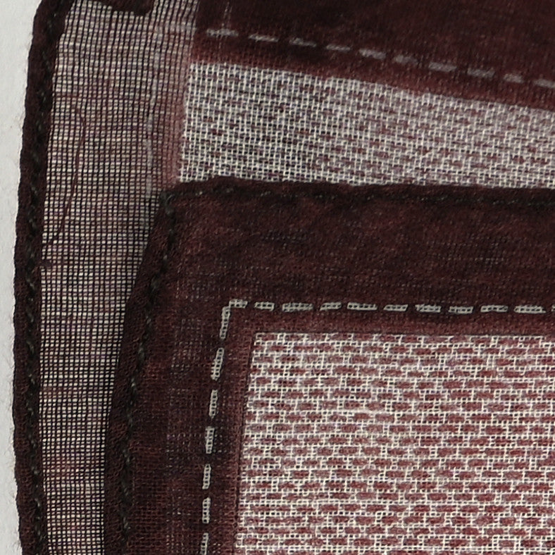 Louis Vuitton Cotton Monogram New Denim Square Scarf Cherry