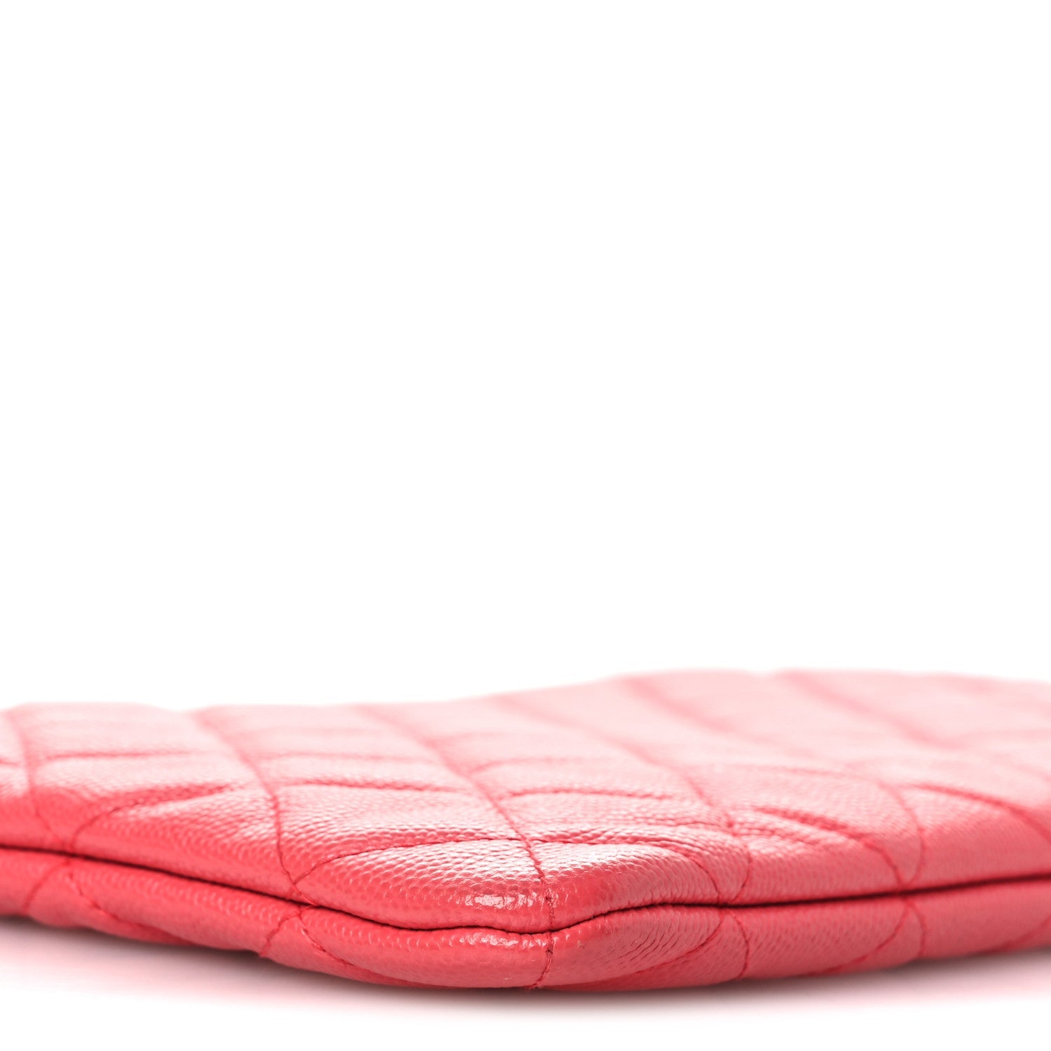 Caviar Quilted Medium Cosmetic Case Pink