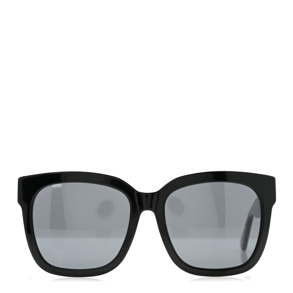 Gucci Acetate Square Frame Sunglasses GG0034SAN Black