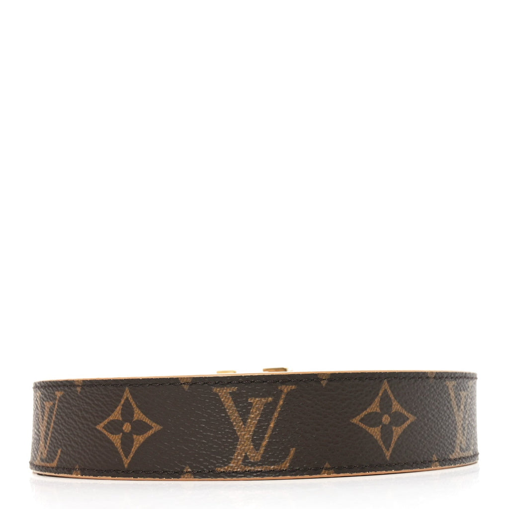 Louis Vuitton Monogram Calfskin 30mm LV Initiales Reversible Belt 80 32 Arizona
