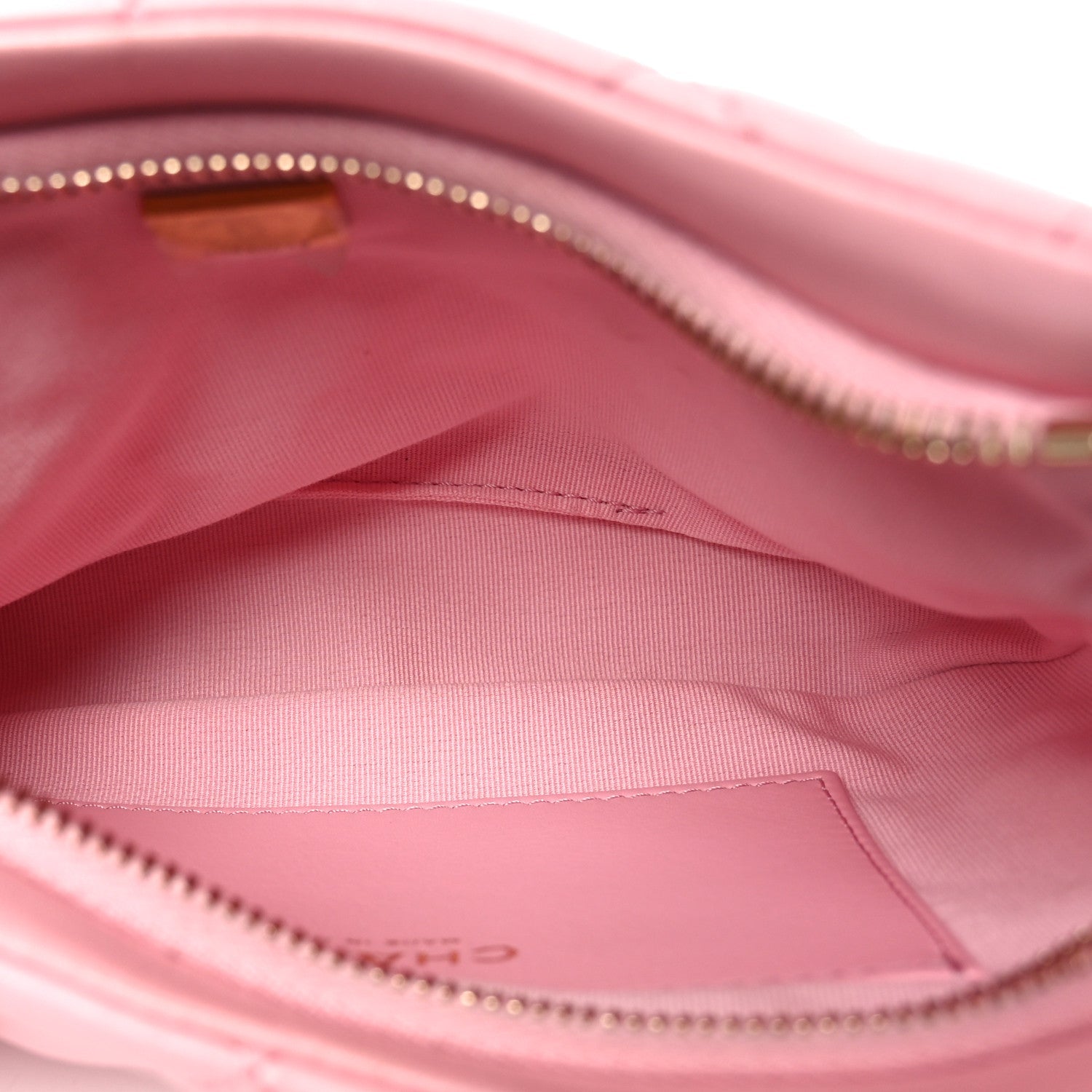 Chanel Lambskin Quilted CC Links Hobo Light Pink