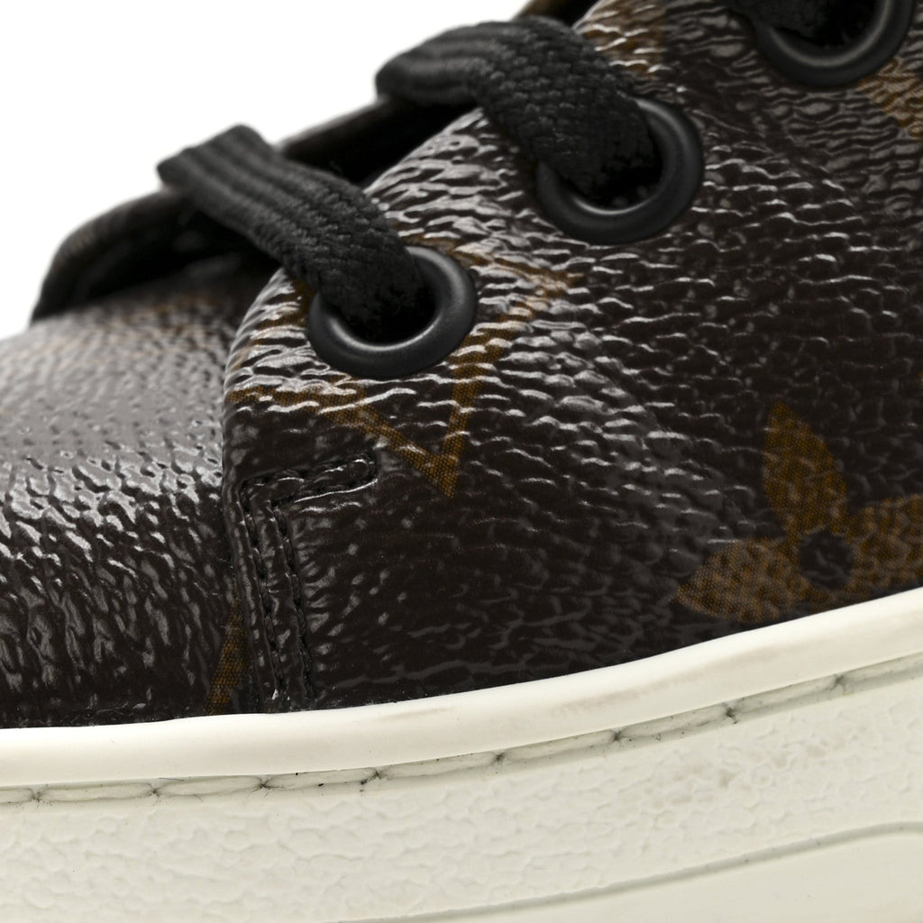 Louis Vuitton Patent Monogram Frontrow Sneakers 36.5