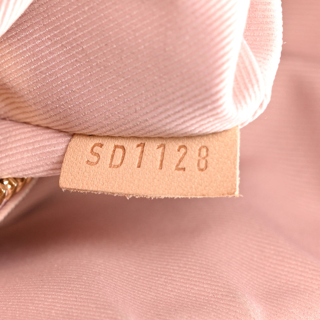 Louis Vuitton Damier Azur Graceful MM Rose Ballerine