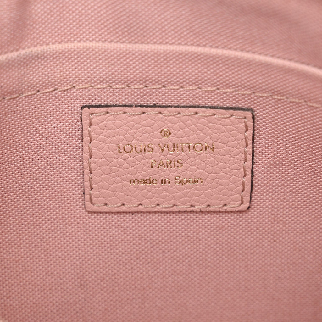 Louis Vuitton Monogram Pallas Clutch Rose Poudre