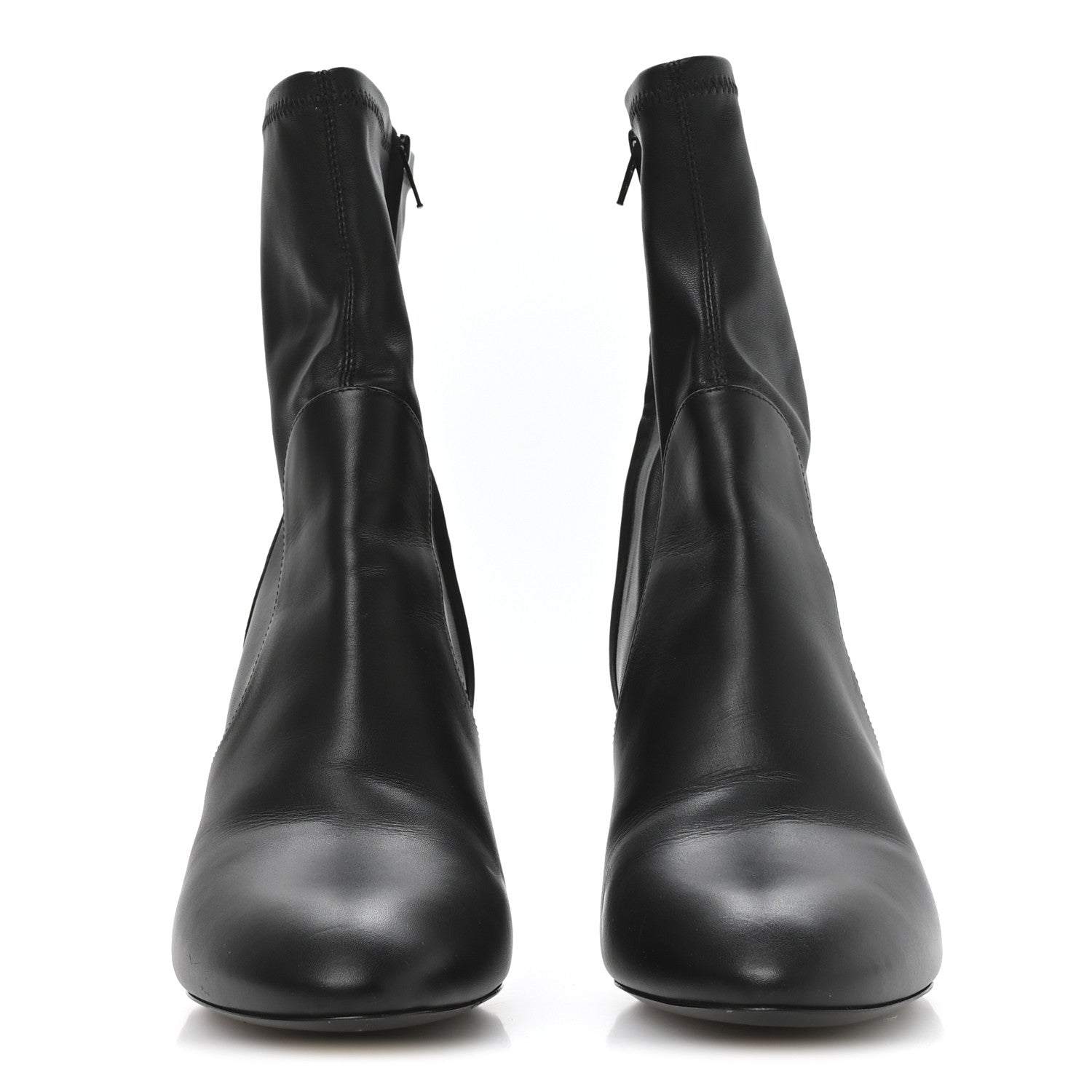 Louis Vuitton Calfskin Uniformes Silhouette Ankle Boots 39 Black