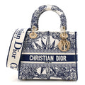 Christian Dior Canvas Reverse Embroidered Rêve d'Infini Medium Lady D-Lite Blue Multicolor