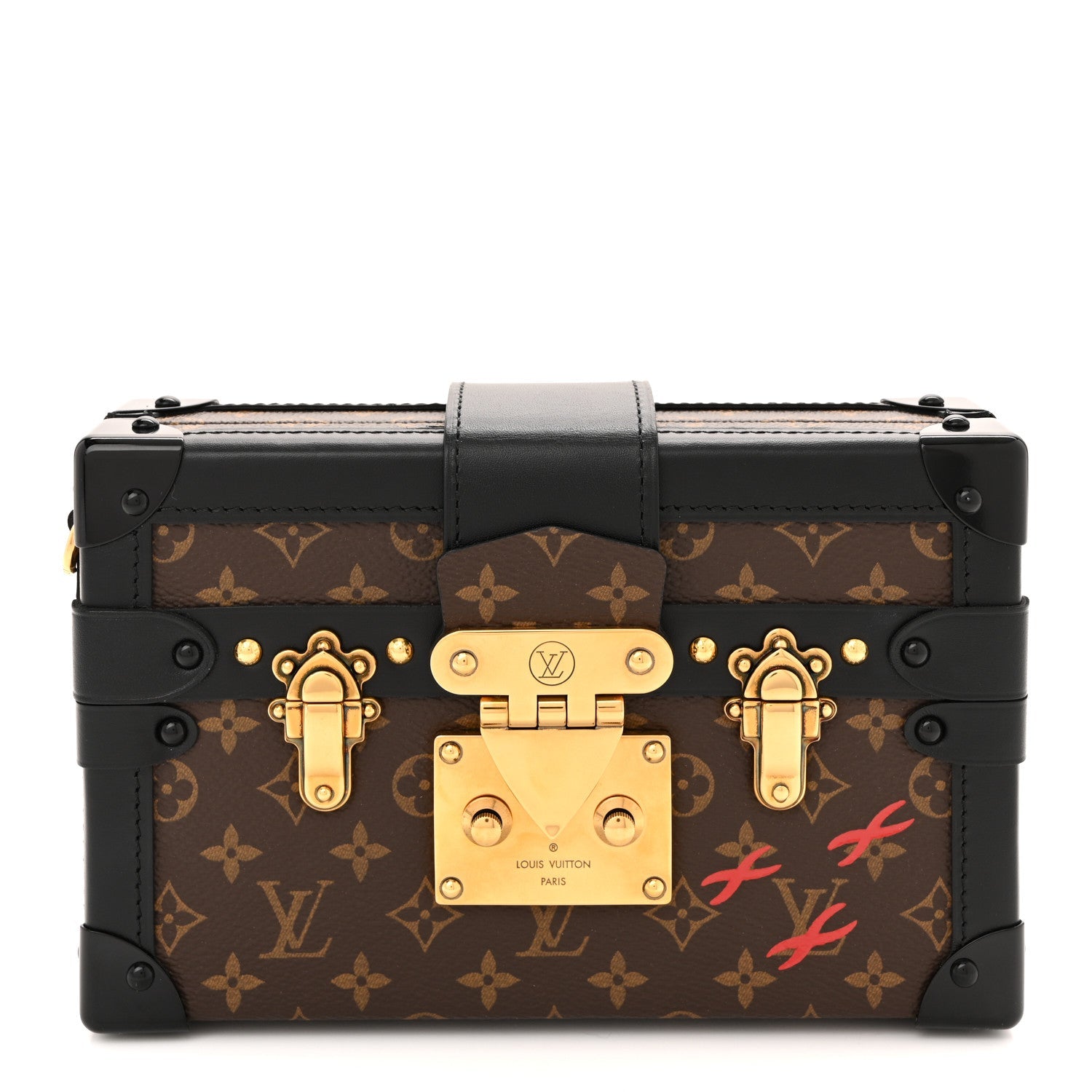 Louis Vuitton Monogram Petite Malle Black