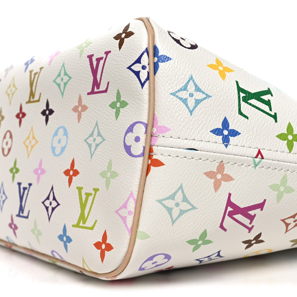 Louis Vuitton LV X TM Monogram Multicolor Neverfull MM White
