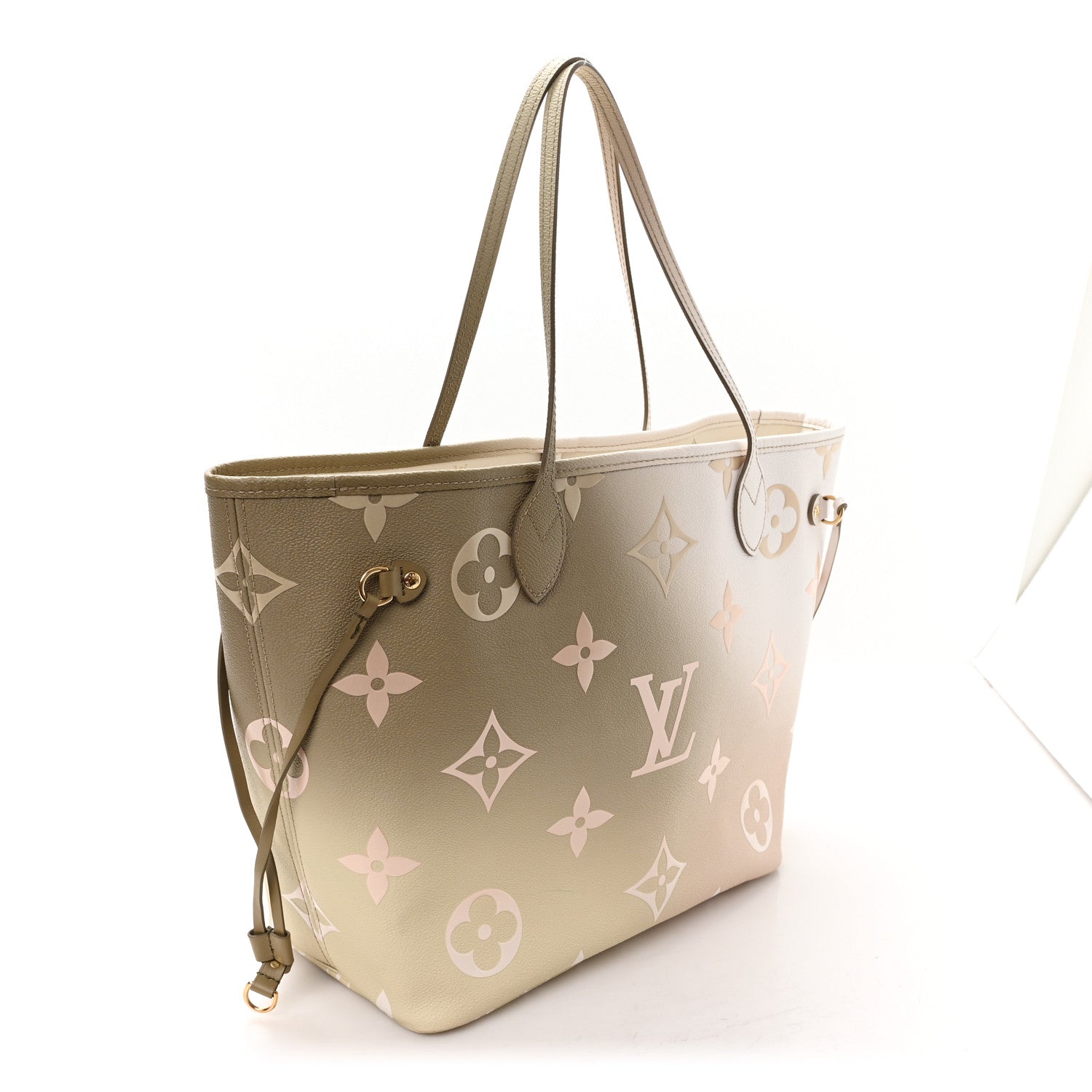 Louis Vuitton Monogram Giant Spring In The City Neverfull MM Sunset Kaki