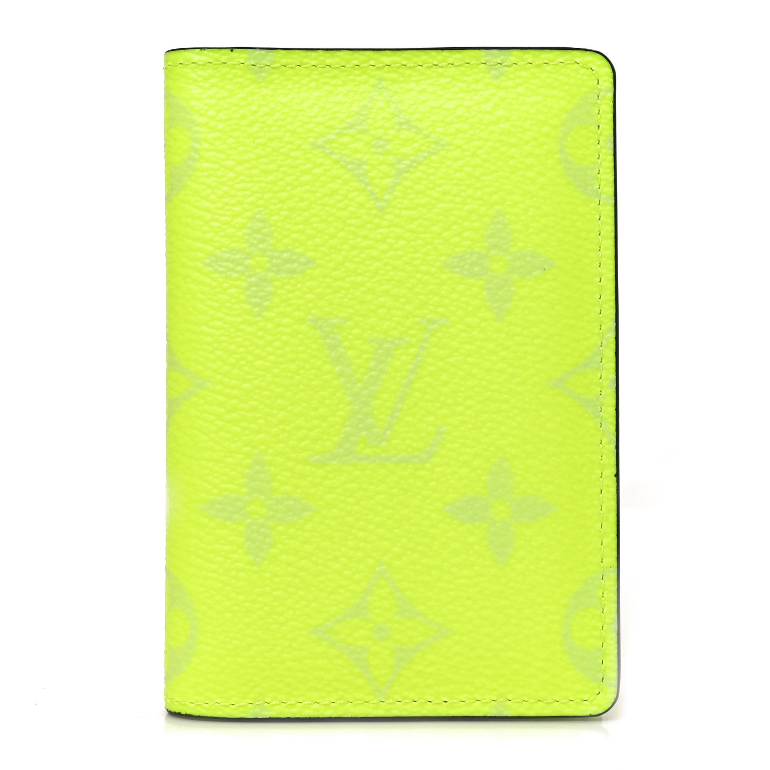 Louis Vuitton Taigarama Pocket Organizer Neon Yellow