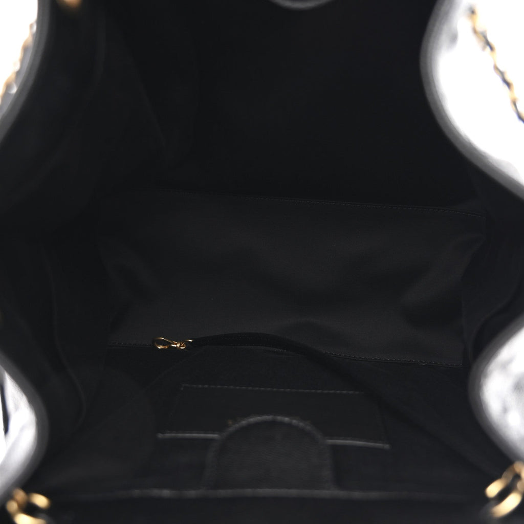Chanel Caviar Quilted Large Chanel 25 Backpack Black