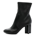 Louis Vuitton Calfskin Uniformes Silhouette Ankle Boots 37.5 Black
