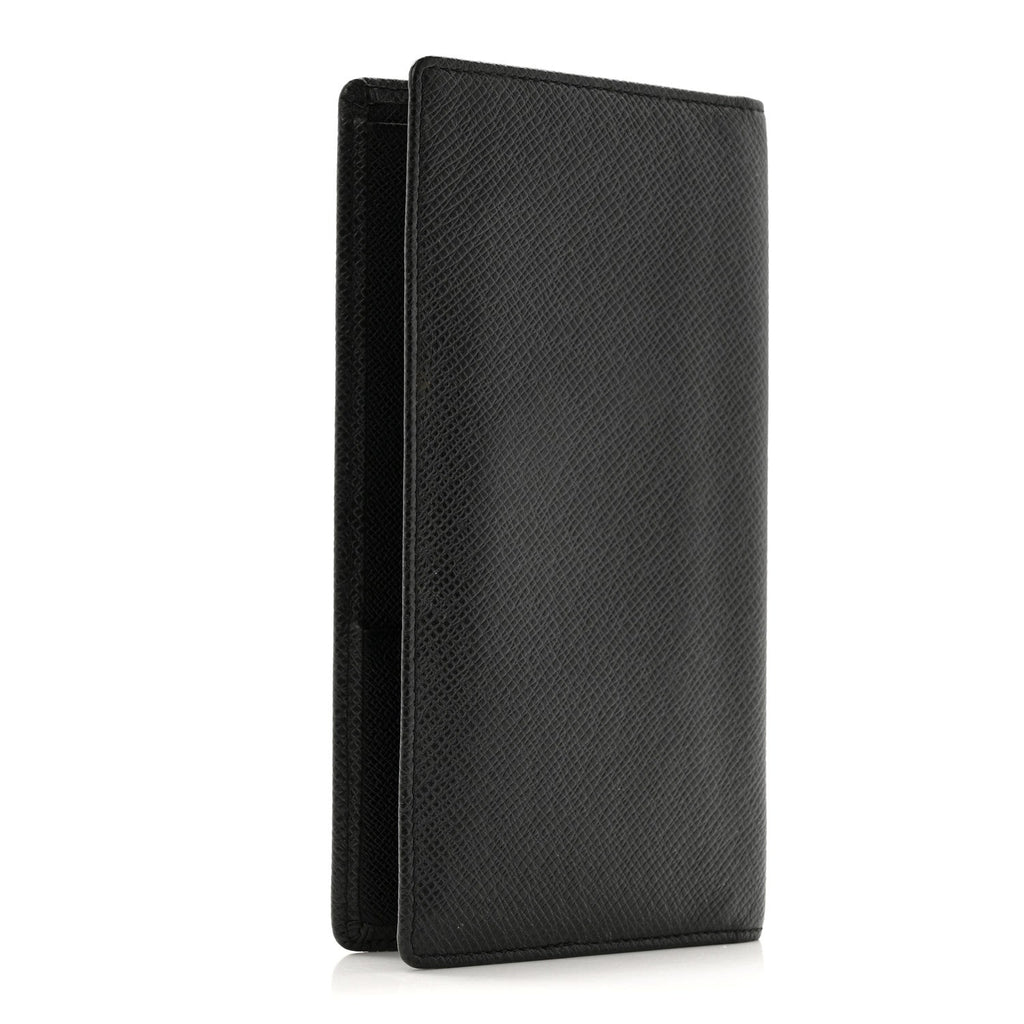 Louis Vuitton Taiga Brazza Wallet Black