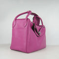 Hermes Lindy 34cm Handbag 6208 Peach Silver