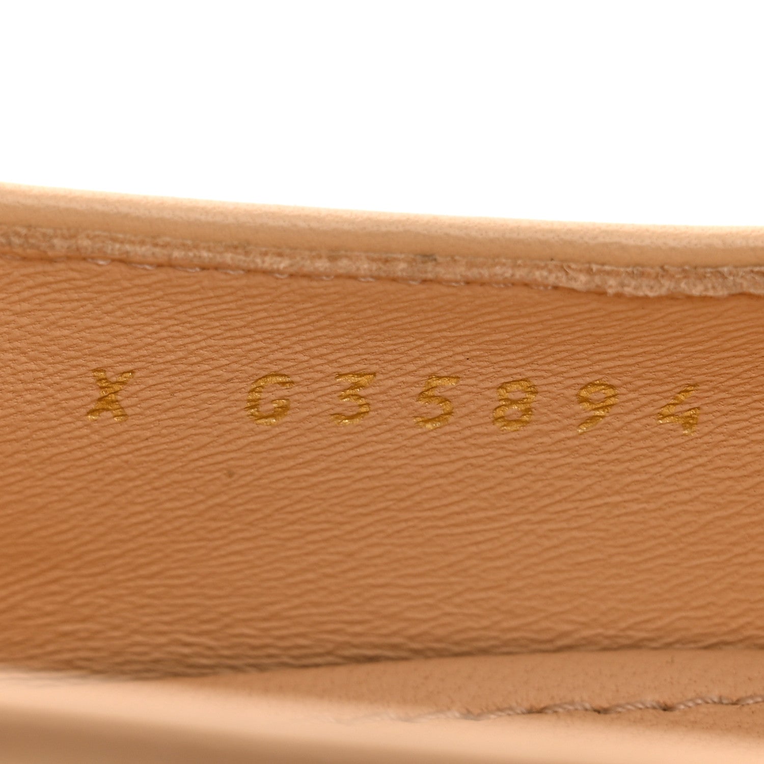 Lambskin Pearl CC Loafers 36 Beige