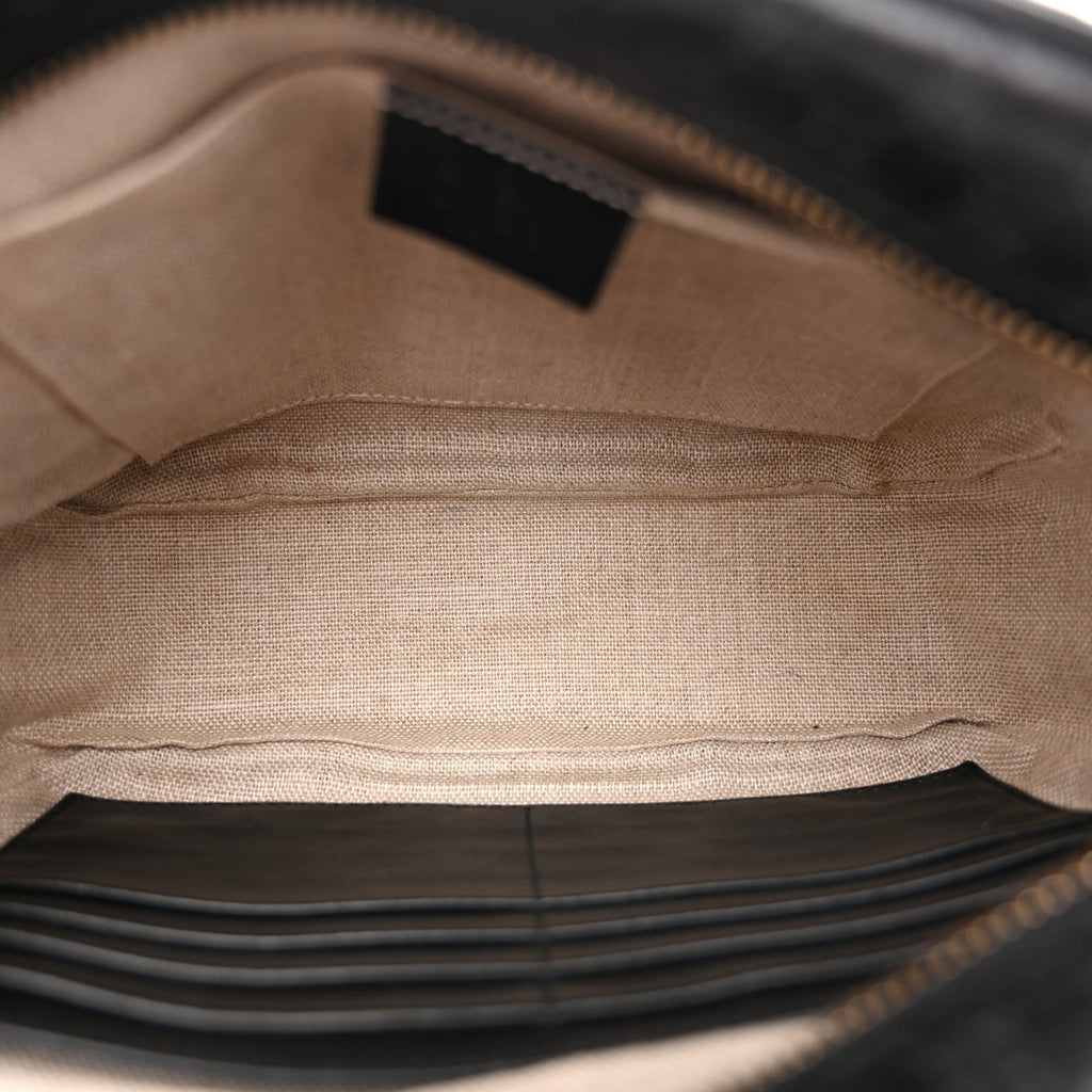 Gucci Microguccissima Mini Bree Messenger Bag Black