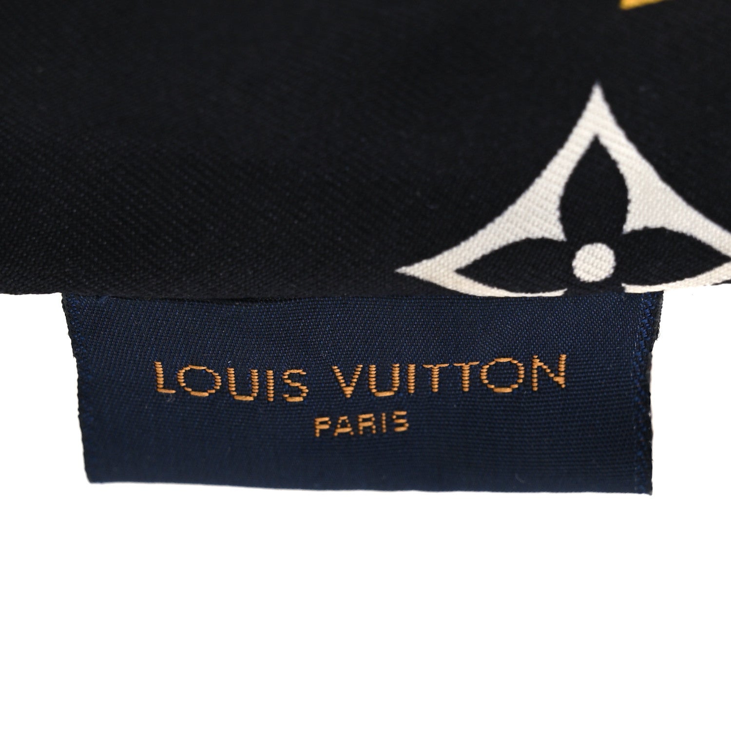 Louis Vuitton Silk Monogram Confidential Bandeau Black