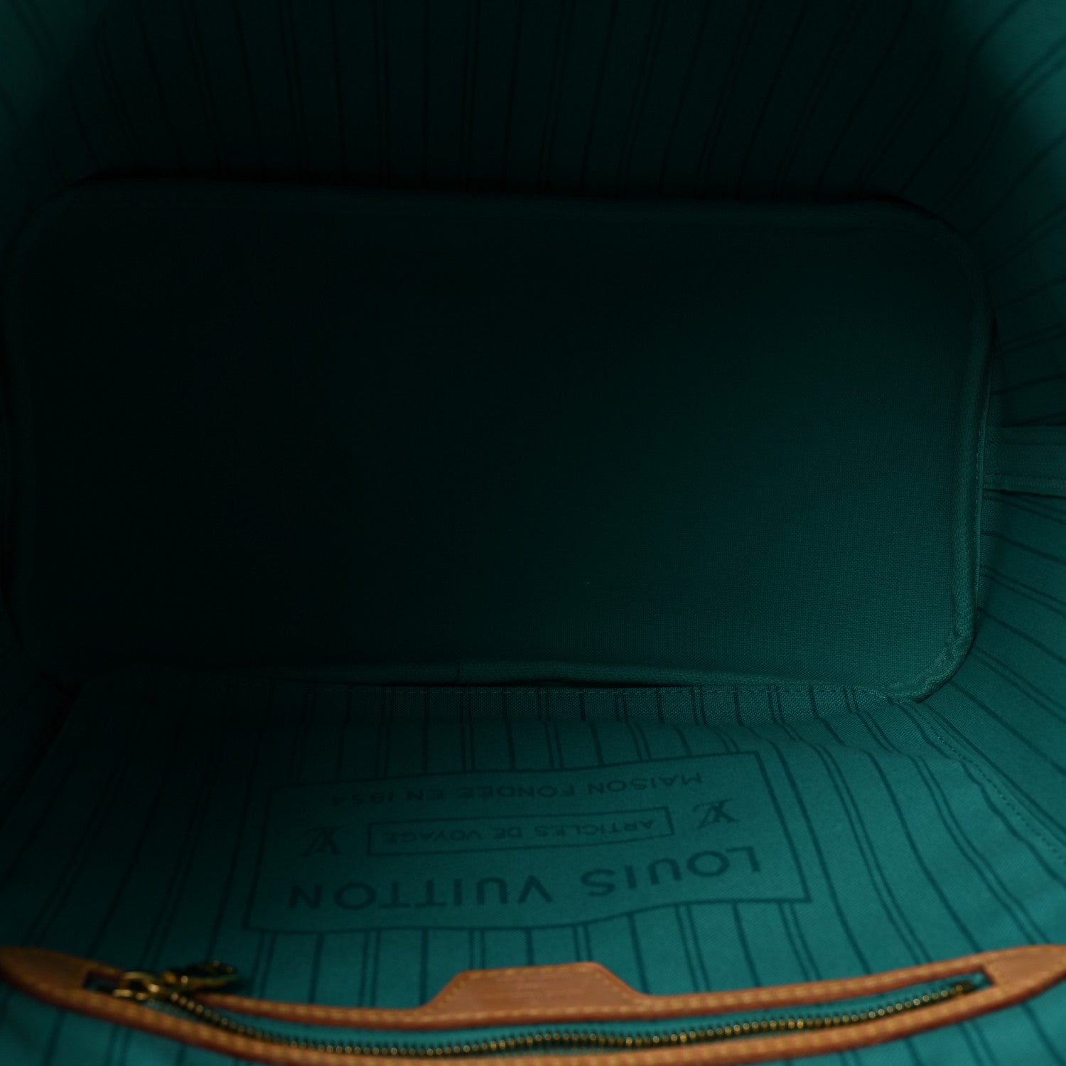 Louis Vuitton Monogram V Neverfull MM Turquoise