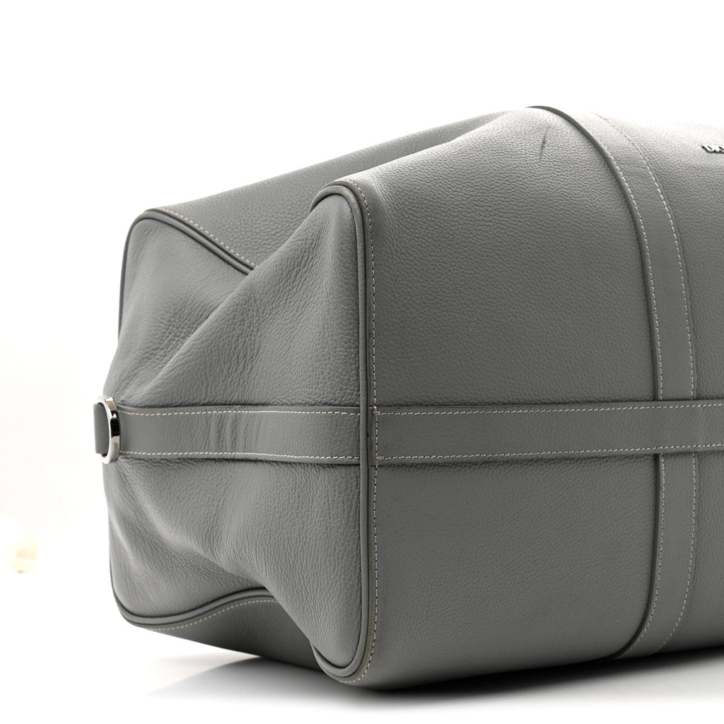 Christian Dior Calfskin Lingot 50 Bag Grey