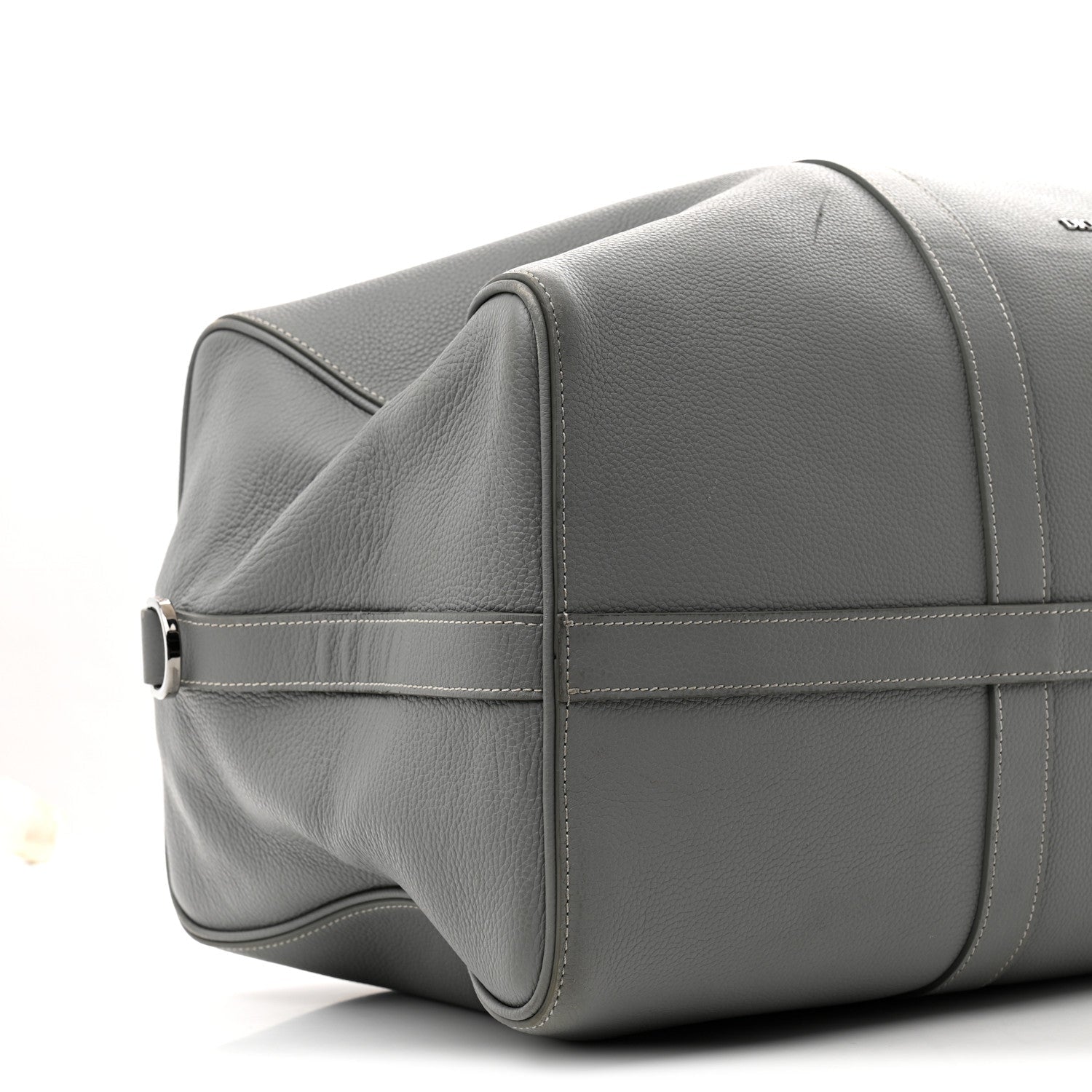 Christian Dior Calfskin Lingot 50 Bag Grey