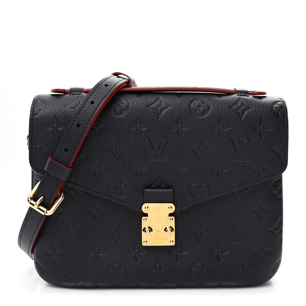 Louis Vuitton Empreinte Pochette Metis Marine Rouge